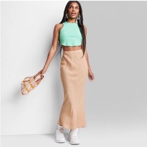 Wild Fable Beige Maxi Skirt